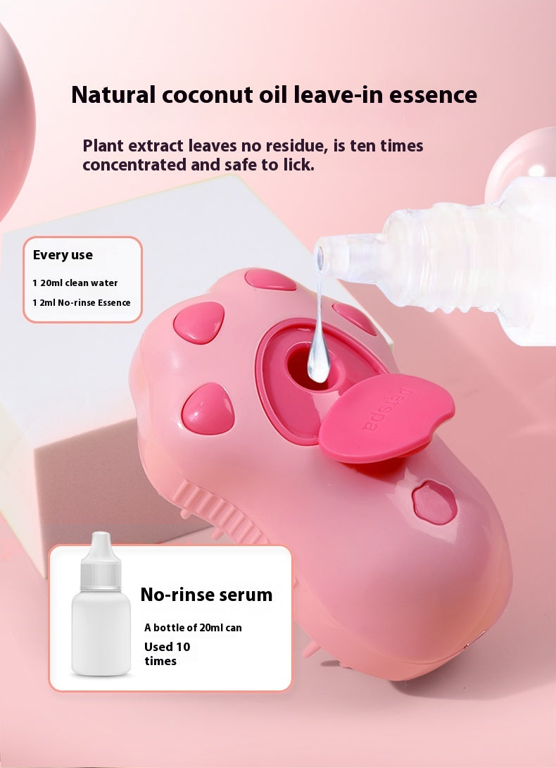 寵物噴霧梳 — 內置噴霧器，輕鬆解結及造型